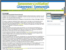 Tablet Screenshot of glasvezelinreeuwijk.nl